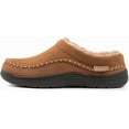 thumbnail image 3 of Men's Slip On Moccasin Slippers, Indoor/Outdoor Warm Fuzzy Comfy House Shoes, Fluffy Wide Loafer Slippers, 3 of 11
