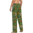 thumbnail image 5 of GZHJMY Men's Leopard Bananas and Pineapples Sleep Pajama Pant, Soft and Comfortable Lounge Sleep Bottoms with Pockets, Men's Sleepwear with Custom Print, X-Large, 5 of 7