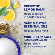 Dr Teals Prebiotic Lemon Balm Body Wash with Essential Oils, 24 fl oz