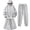 Gray#mens outfit sets 2026#15, variant on Sun Protection 3 Piece Sets for Men UPF 50+ Long Sleeve Hoodie Shorts Pants Set Zip Up Windbreaker Jacket Matching Set Outdoor Hiking Athletic Running Outfit Black L