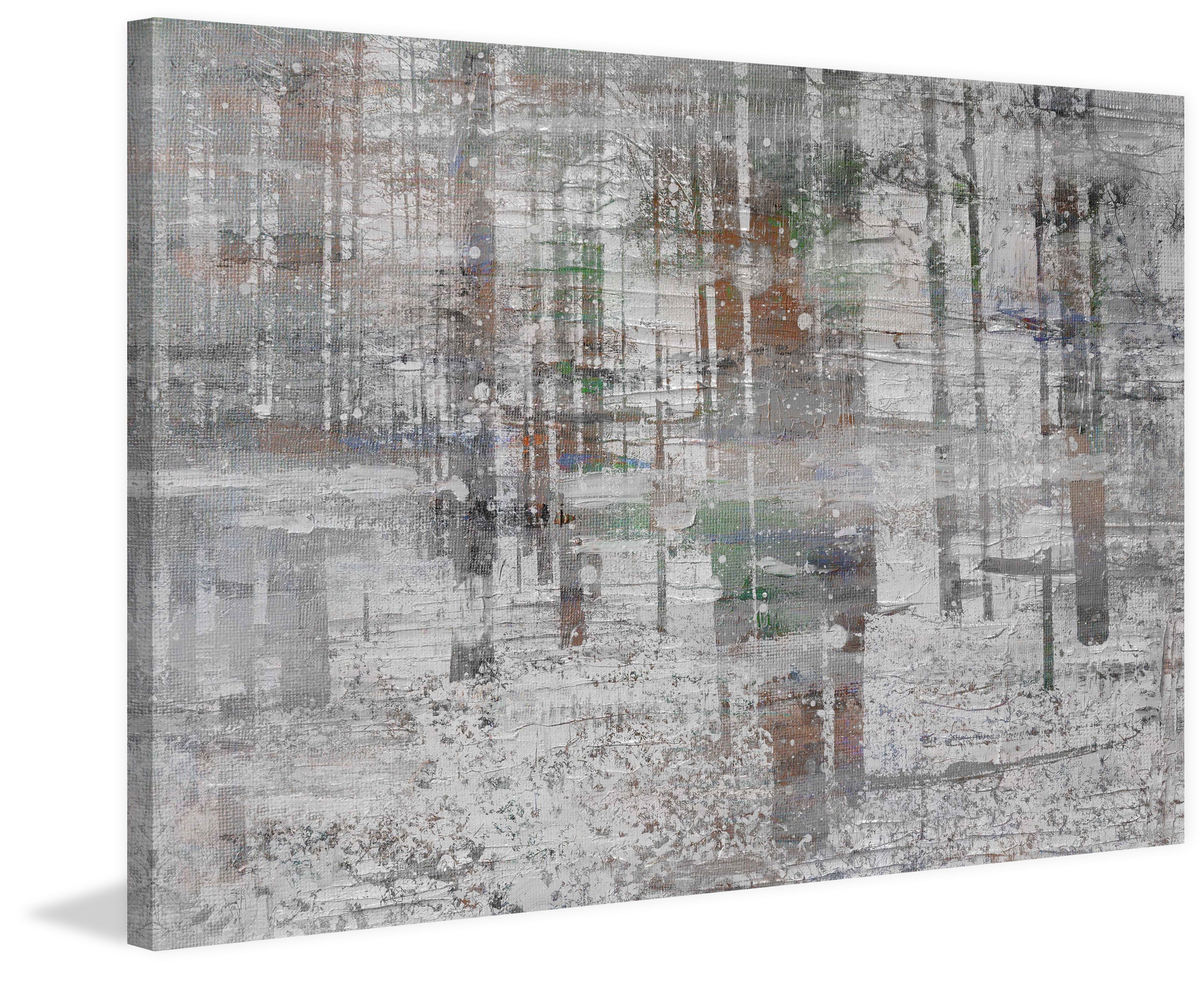 "Blizzard" Painting Print on Wrapped Canvas