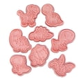 thumbnail image 1 of Wdftyju Cortador de galletas Fondant Cookie Mold Pack de 8 Juego de cortadores de galletas de dinosaurio 3D Wdftyju 6jw3uv0dy7jc5tn6, 1 of 9
