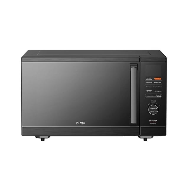 Horno de Microondas Atvio Home 1.5 Pies Cúbicos con Cristal Negro EC042A-2GY Negro