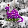 thumbnail image 4 of Christmas Hanging Decorations 2025 Diy Cute Cartoon Dinosaur Ornament For Christmas Tree Decoration Car Rearview Mirror Pendant Crafts Collection, 4 of 7
