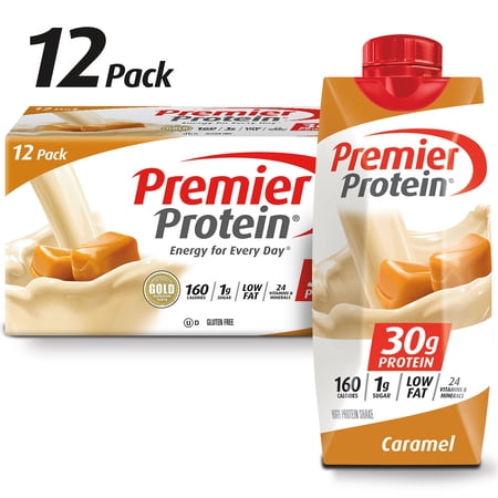 Premier Protein Shake, Caramel, 30g Protein, 11 Fl Oz, 12 Ct