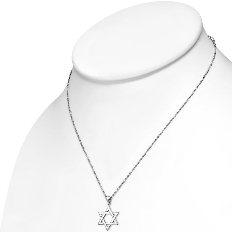 Star Of David Ring Sterling Silver With Abalone Shell - Jewish Symbol Ring For Women, Size 7