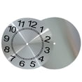 thumbnail image 3 of 1PC 9.5 Inch 243mm Aluminium Metal Wall Clock Dial Face Replacement Arabic Numeral For Large Wall Clocks Home Decoration, 3 of 11