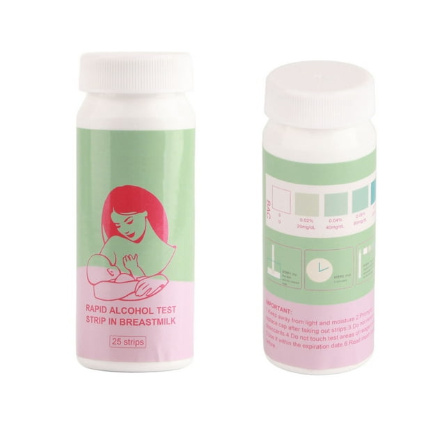 25pcs Breastmilk Test Strips 120s Detection Accurate Results Disposable