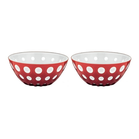 

Guzzini 12cm Le Murrine Bowl (2-Pack Red/White/Transparent Red)