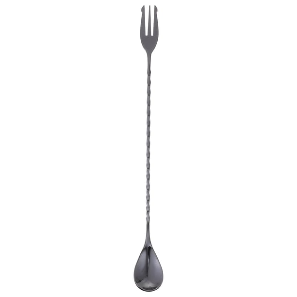 Cuchara de cóctel que agitaba la barra de acero inoxidable agitadores de cócteles cucharas para bar