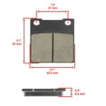 thumbnail image 2 of NEW Rear Brake Pads for Suzuki GSX1300RZ Hayabusa 1300 Ltd 2004 2005 2006 2007, 2 of 4