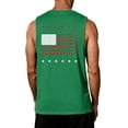thumbnail image 4 of LNZGNM Men's Graphic Tank Tops Plus Size 4th of July Shirt Athletic USA Flag Muscle Sleeveless Tank Tops Outdoor Tee Shirts,Green S, 4 of 4