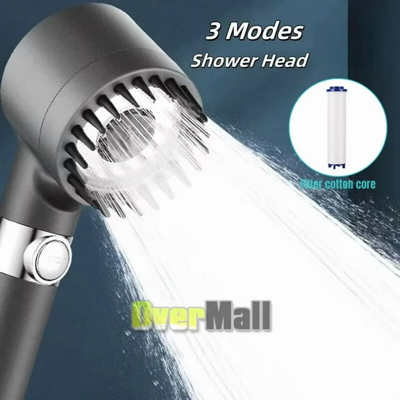 Filtered Shower Head With Handheld,3 Spray Modes High Pressure Water Saving Soft