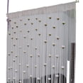 thumbnail image 1 of Advancent Cortina romántica para puerta con diseño de rosas, cortina de privacidad, cortina individual móvil, separador de mosquitos, Sombras de ventana blanco, 1 of 6