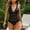 Black#06, variant on Women One Pieces Swimsuit Summer Plus Size Solid Color Slim Sexy Halters V Neck Mesh Sheer Swimwears Swimsuit with Padded Bra XXL