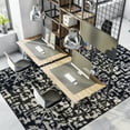 thumbnail image 2 of Joy Carpets Block Print 5'4" x 7'8" Area Rug in color Onyx, 2 of 5