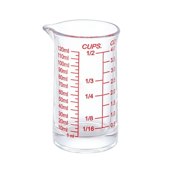 Vaso medidor de vidrio Ackers BORO3.3 de 120 ml