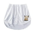 thumbnail image 3 of Gibobby faldas de lentejuelas para mujer inferior, falda de extensión de camisa de barrido con botones, extensión de camisa, capas, parte superior e inferior, paquete de 2(Caqui, XXXXXL), 3 of 5
