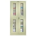 thumbnail image 1 of Hallowell 415S18EVA-PT 400 Series Stationary Ventilated Storage Cabinet, 36W in. x 18D in. x 72H in. , 729 Parchment, Single Tier, Double Ventilated Door, 1-Wide, Assembled, 1 of 1
