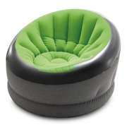 Intex Empire Chaise gonflable d'intérieur gonflable pour dortoir, vert citron