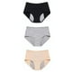 thumbnail image 1 of Bragas de mujer ropa interior a prueba de fugas de color de piel gris negro para el trabajo ANGGREK Otros, 1 of 7