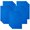 Royal Blue, variant on Creatology 12" x 18" Foam Sheet, 20 Pack