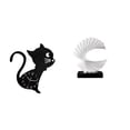 thumbnail image 1 of Reloj de pared,Reloj de pared con diseño de gato para guardería,sala de juegos y interior,Escultura de ola del océano,Escultura de ola de océano,regalo moderno para oficina,Adorno de, 1 of 8