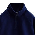 thumbnail image 6 of ITSAME Boys Outfits 2-Piece Half Zip Pullover Sweatshirt & Jogger Pants Kids Fall Winter Casual Active Set Blue Size 7, 6 of 8