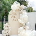 thumbnail image 3 of Isn't She Onederful First Birthday Party Theme Backdrop & Sign - Balloon Arch Decal, Newborn Girl, 3 of 7