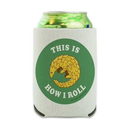 

This is How I Roll Armadillo Funny Humor Can Cooler - Drink Sleeve Hugger Collapsible Insulator - Beverage Insulated Holder