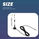 thumbnail image 4 of 2X Antena GSM de 433 Mhz y 5 Dbi, Conector Macho SMA, Base Magnética para Radioaficionado, con Cable de 3 Metros, 4 of 5