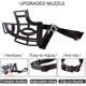 thumbnail image 2 of Bozal transpirable con cesta para perros grandes de goma para mordeduras de perros grandes y la mayoría de los perros una sensación de seguridad, tamaño: L JM, 2 of 5