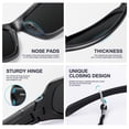 thumbnail image 3 of Gafas de sol RIVBOS Polarized UV400 Protection RB832-1 Negro/Gris, 3 of 6