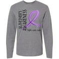 thumbnail image 3 of Inktastic Alzheimers Awareness- Fight, Care, Cure Long Sleeve T-Shirt, 3 of 5