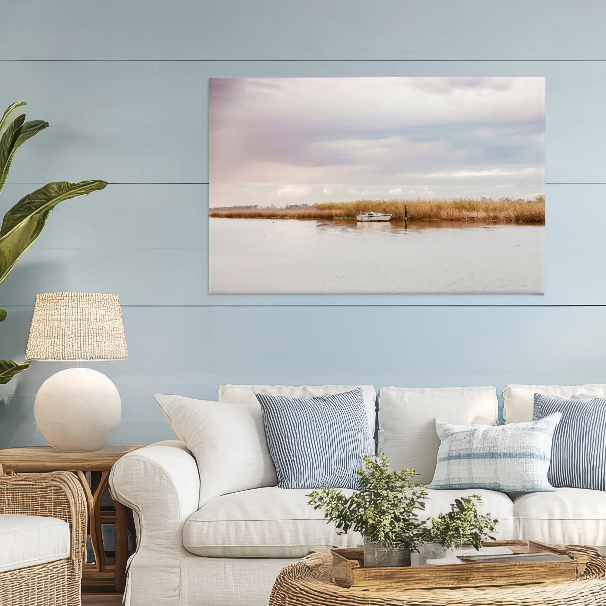 Stupell Industries Magical Mooring Landscape Canvas Wall Art, design by Christy Berry