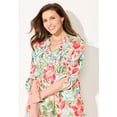 thumbnail image 4 of Catherines Women's Plus Size Pleated Linen Tunic, 4 of 5