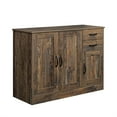 thumbnail image 4 of Cfowner Modern Wood Buffet Sideboard with 2 Doors, 1 Storage and 2 Drawers, Entryway Serving Console Storage Cabinet for Dining Room, 4 of 9