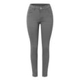 thumbnail image 4 of MIXUE Jeans For Women Solid Color Lifting Skinny High Waisted Cola Push Up Trousers Holiday Wear,Gray,M, 4 of 5
