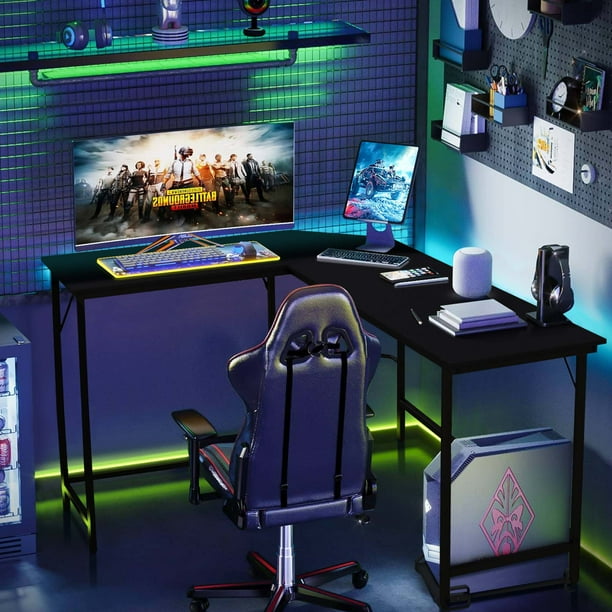 Gaming desk on sale with cpu holder