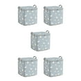 thumbnail image 3 of ZheElen Solution de Rangement Efficace Bleue Boîtes de Garde-Robe pour Déménagement et Organisation Rangement Pliable pour Placard Bleu 50*56*50 5Set, 3 of 6