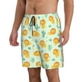 thumbnail image 2 of Bixox Men's Cute Baby Lion printing Casual Classic Fit Short Summer Beach Shorts, 2 of 6