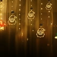thumbnail image 6 of OEFNTAC Christmas LED Light Decoration Suction Cup Hook Tree Snowflake Snowman Battery Powered Window Display Warm White 7.87in Christmas Decorations, 6 of 6