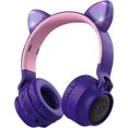 thumbnail image 1 of Audífonos Inalámbricos Hanylish Bluetooth 5.0, Plegables, Púrpura, 1 of 5