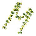 thumbnail image 2 of Naiovety Guirnalda de flores rosas artificiales de 40 cabezas para el hogar, jardín, boda, guirnalda de flores colgante falsa decorativa, vid de rosa, Decoración del hogar Naiovety HA5840-00B, 2 of 6