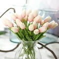 thumbnail image 3 of 30 flores de tulipán artificiales de tacto real para el hogar, decoración para fiesta de boda Xemadio SNFLD1718, 3 of 3