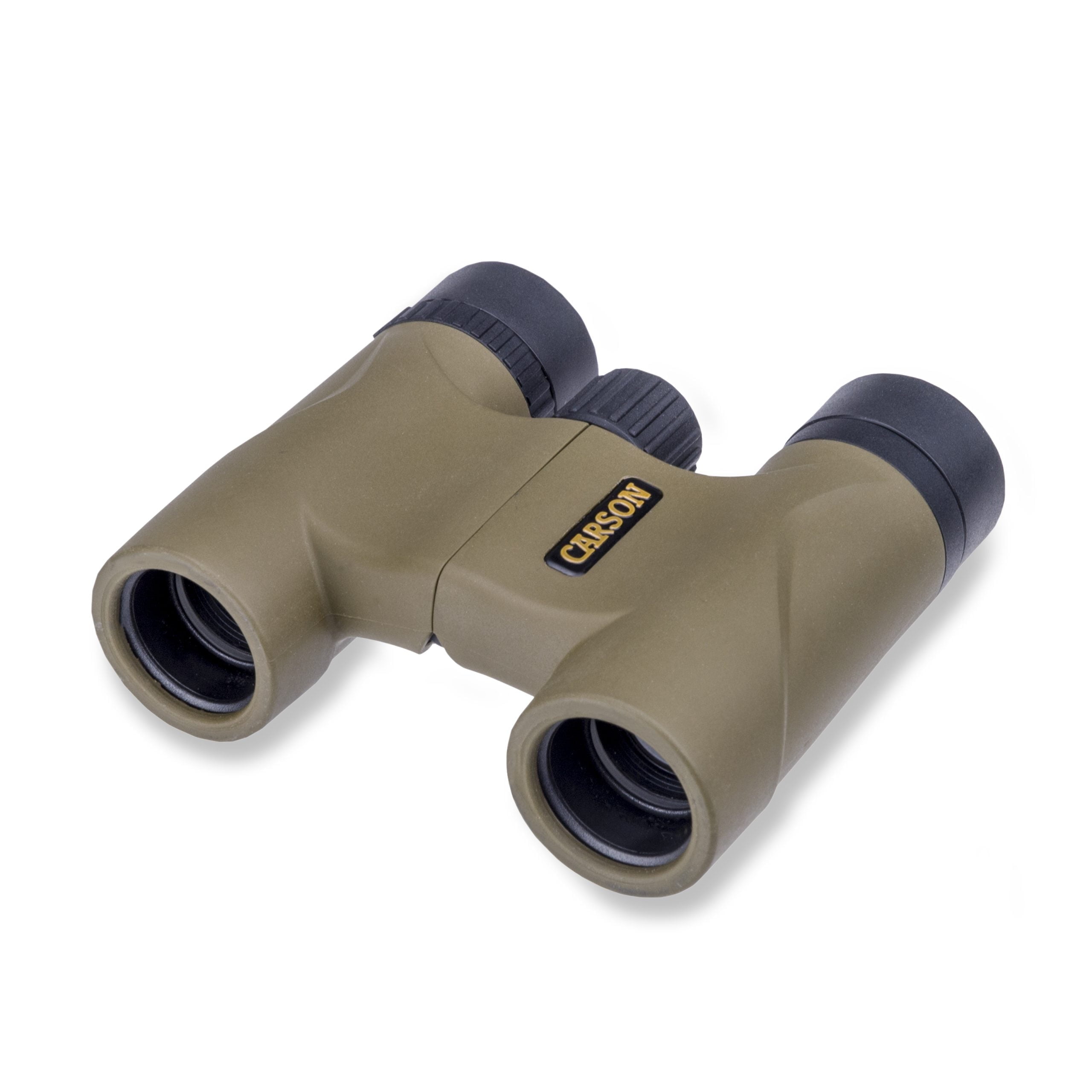 Carson Stinger 8x22mm Compact and Lightweight Binoculars - Includes Pouch, Wrist Strap, and Lens Cloth