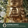 thumbnail image 4 of Fraser Hill Farm Resin Nutcracker Soldier Figurine 4-ft, Gold, FFRS048-1SOL-GLD, 4 of 19
