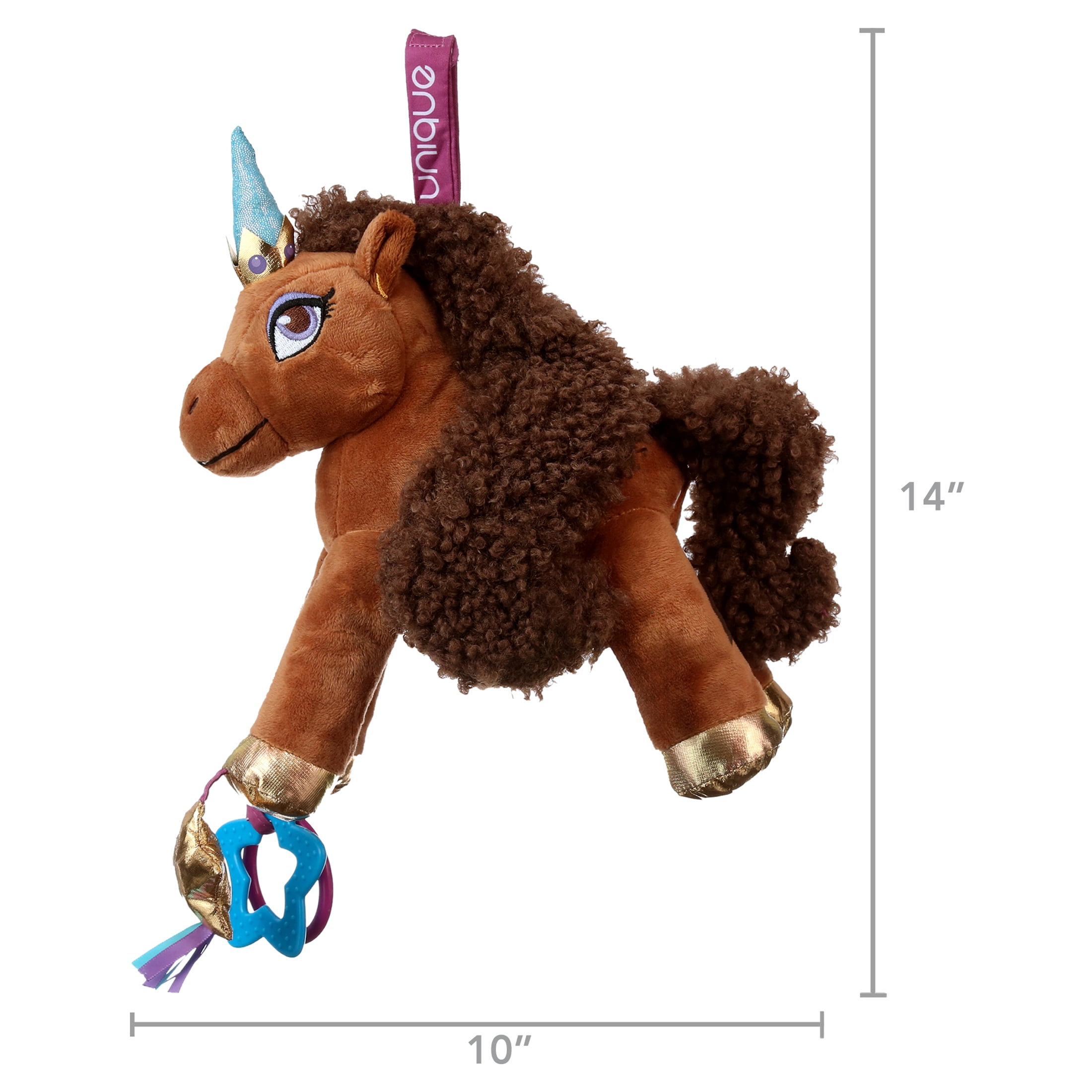 Afro Unicorn Unique Activity Toy