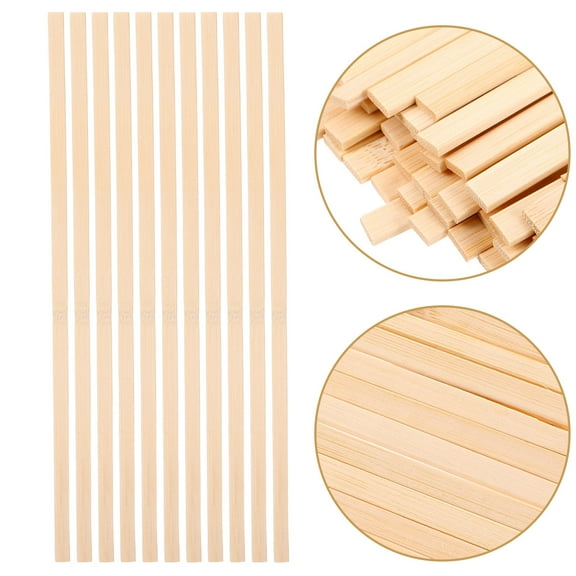 NIAIZEK 50Pcs Wood Sticks Log Sticks for Crafts Ivory Natural Texture for DIY Projects Experienced DIY Enthusiasts