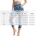 thumbnail image 3 of Zulora Women's High Waist Slim Capri Leggings with Side Pockets Stretchy Cropped Yoga Pants Soft Moisture Wicking Fabric for Fitness Running Jogging Pilates Dance Casual Daily Wear, 3 of 8